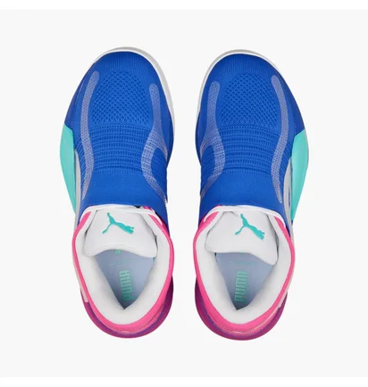 Кроссовки унисекс Puma Rise Nitro Fadeaway Basketball Shoes Blue/Pink 378278-01