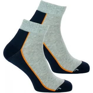 Носки унисекс Head Stripe Quarter Grey (2 пары) 781009001-870