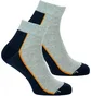 Носки унисекс Head Stripe Quarter Grey (2 пары) 781009001-870