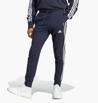 Штаны мужские Adidas Essentials French Terry Tapered Cuff 3-Stripes Pants Blue Ic9406