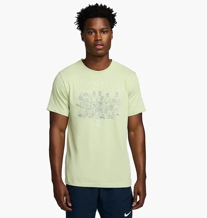 Футболка чоловіча Nike Сourt Training Tee Olive FV8432-371