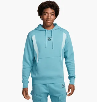 Худи мужское Nike Nsw Sw Air Po Hoody Flc Bb Light Blue HM0175-464