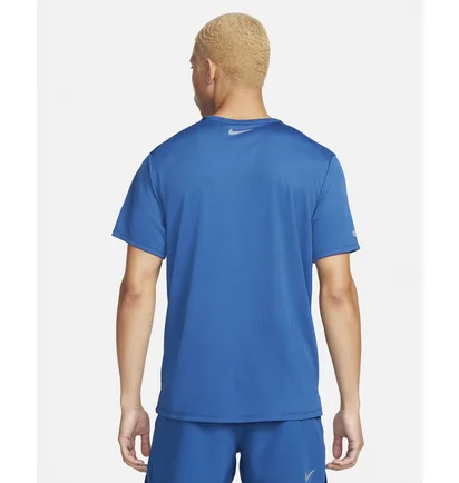 Футболка мужская Nike Miler Flash Dri-Fit Uv Short-Sleeve Running Top Blue FN3051-476