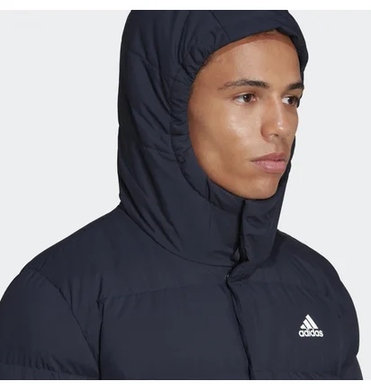 Куртка чоловіча Adidas Helionic Hooded Down Jacket Blue Hg8750