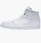 Кроссовки мужские Air Jordan 1 Mid White 554724-129