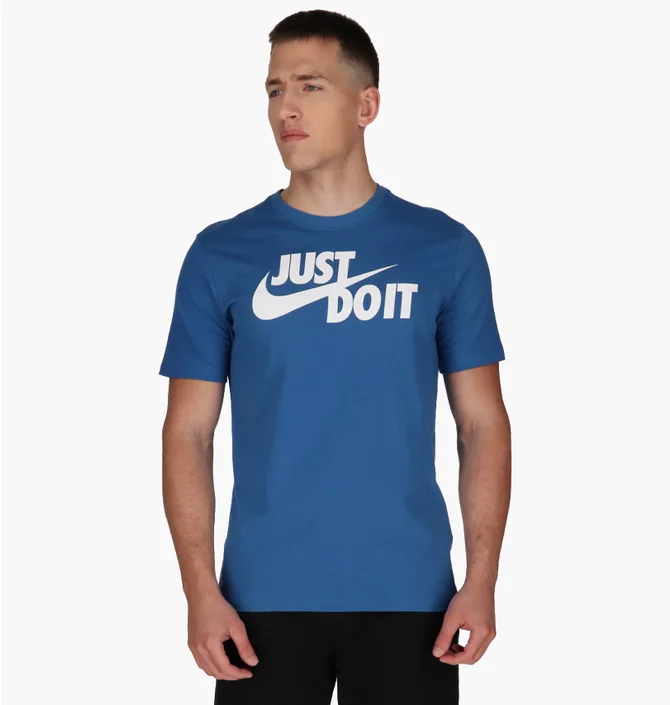 Футболка чоловіча Nike Nsw Tee Just Do It Swoosh Blue Ar5006-407
