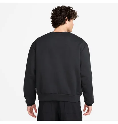Світшот чоловічий Nike Flc Po Crew Black HQ9010-010
