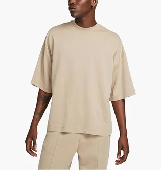 Футболка мужская Nike Tech Fleece Reimagined Oversized Ss Sweatshirt Beige FB8165-247