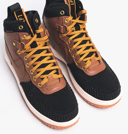 Кроссовки мужские Nike Lunar Force 1 Duckboot Ale Brown Black Brown 805899-202