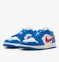 Кросівки жіночі Air Jordan Air 1 Low White/Blue DC0774-416