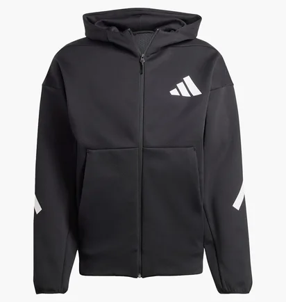 Толстовка мужская Adidas New Z.N.E. Full-Zip Black JD5984