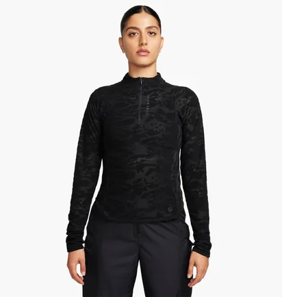 Лонгслів жіночий Nike 1/4 Dri-Fit Trail Black FB7637-010