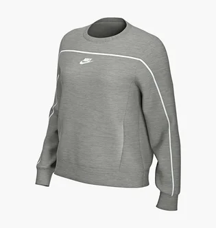 Світшот жіночий Nike W Nsw Mlnm Essntl Flc Crew Grey CZ8336-063