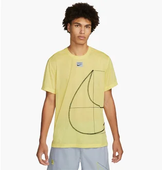 Футболка мужская Nike Df Q5 Ss Top Yellow DQ6626-706