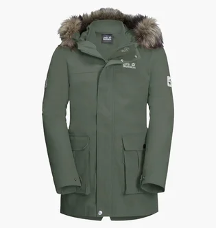 Парка дитяча Jack Wolfskin Elk Island 3In1 Olive 1606743-5032