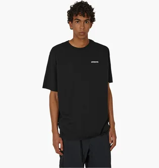 Футболка мужская Patagonia P-6 Logo Responsibili T-Shirt Black 38504