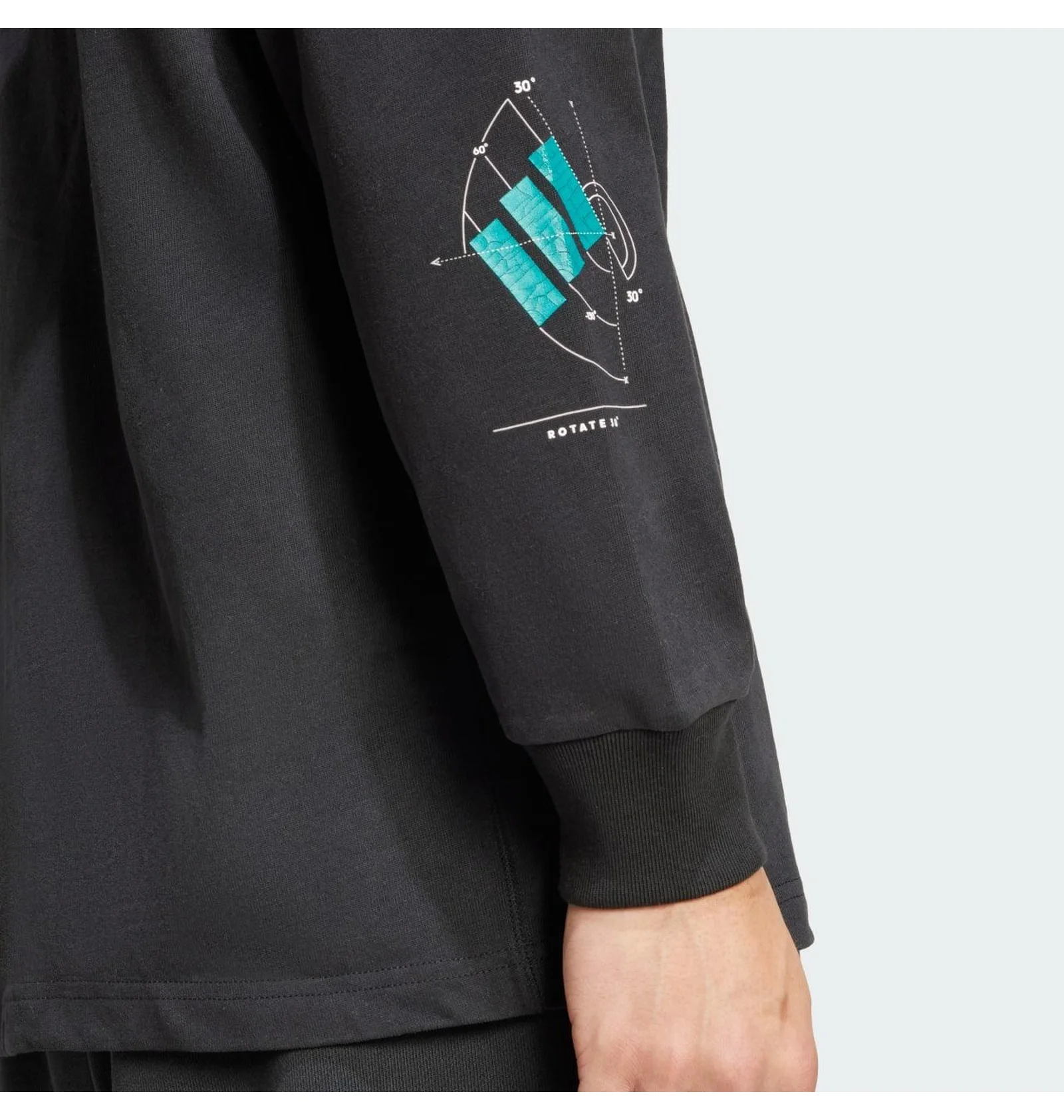 ᐉ Світшот чоловічий Adidas Equipment Long Sleeve Graphic Black