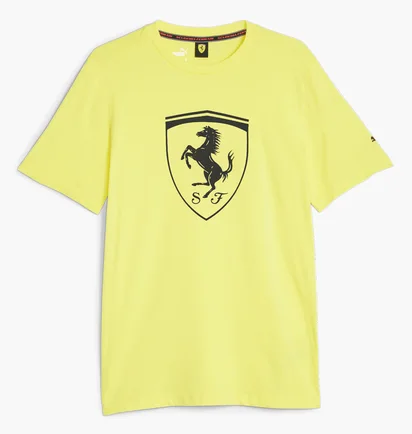 Футболка мужская Puma Scuderia Ferrari Race Bid Shield Yellow 620951-04