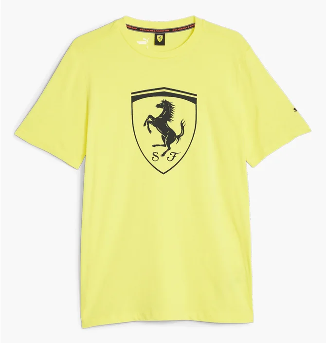 Футболка мужская Puma Scuderia Ferrari Race Bid Shield Yellow 620951-04