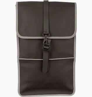 Рюкзак унісекс Rains Backpacks Brown 1220-BLACKREFLECTIVE
