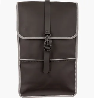 Рюкзак унісекс Rains Backpacks Brown 1220-BLACKREFLECTIVE