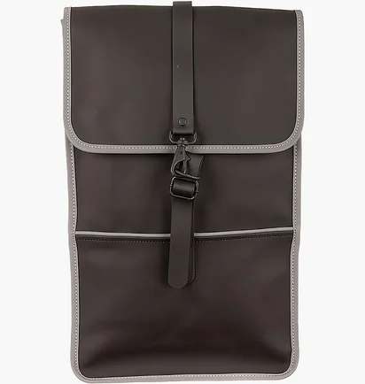 Рюкзак унісекс Rains Backpacks Brown 1220-BLACKREFLECTIVE