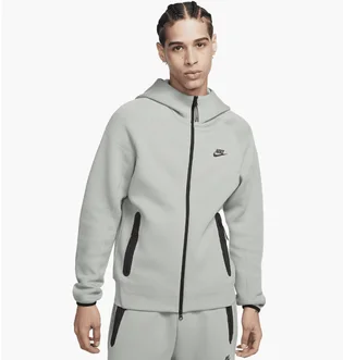 Толстовка мужская Nike Tech Fleece Fz Wr Grey FB7921-330
