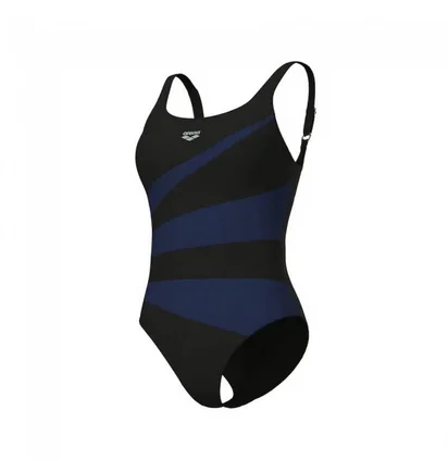 Купальник женский Arena Isabella Swimsuit Wing Back C Black/Blue 010814-570