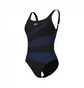 Купальник женский Arena Isabella Swimsuit Wing Back C Black/Blue 010814-570