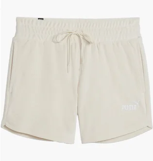 Шорты женские Puma Ess Elevated Shorts Beige 677946-87
