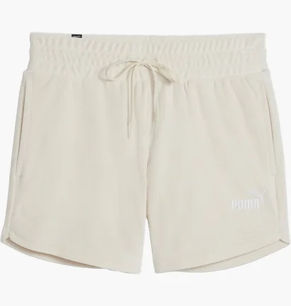 Шорты женские Puma Ess Elevated Shorts Beige 677946-87