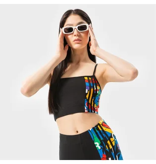 Топ женский Adidas Top Crop Black Hc4465
