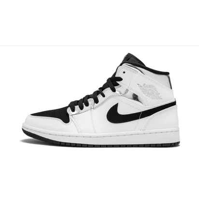 Кроссовки унисекс Air Jordan 1 Mid White 554724-121