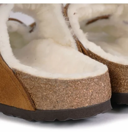 Тапочки женские Birkenstock Arizona Shearling Brown 1001135