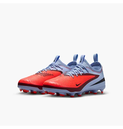 Бутсы детские Nike Phantom 6 Low Acad Fg/Mg Light Blue/Red HM9203-400