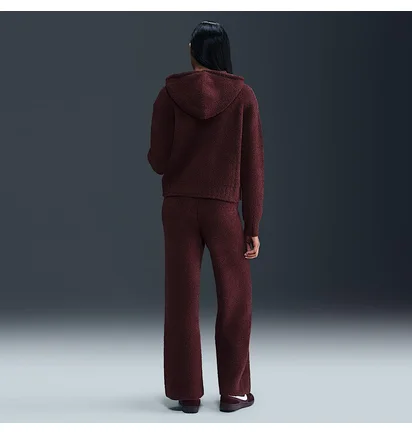 Худі жіноче Nike Sportswear Phoenix Cosy Bouclé WomenS Loose Knit Hoodie Bordo HV2768-619