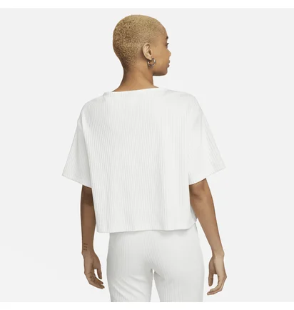 Футболка женская Nike Nsw Rib Jrsy Ss Top White DV7870-133