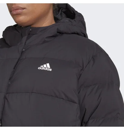Куртка жіноча Adidas Helionic Hooded Down Jacket (Plus Size) Black Hg8697