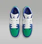 Кроссовки детские Air Jordan 1 Low Big Kids Blue/Green 553560-147
