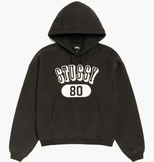 Худи унисекс Stussy 80 Relaxed Black 118561-0034