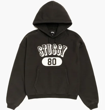 Худи унисекс Stussy 80 Relaxed Black 118561-0034
