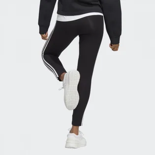 Леггинсы женские Adidas Essentials 3-Stripes High-Waisted Single Jersey Leggings Black IC7151