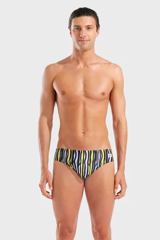 Плавки чоловічі Arena Stripes Black/Yellow 010760-550