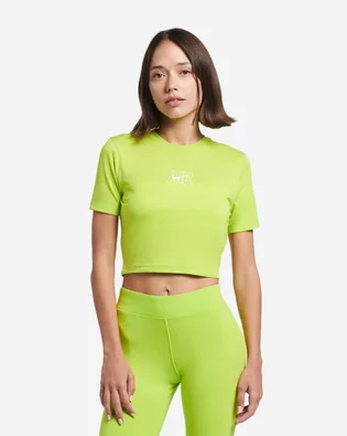 Футболка женская Nike Nsw Air Slim Tee Cropped Green Dn5852-321