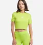 Футболка женская Nike Nsw Air Slim Tee Cropped Green Dn5852-321