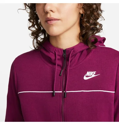 Толстовка жіноча Nike W Nsw Mlnm Essntl Flc Fz Hdy Violet CZ8338-610