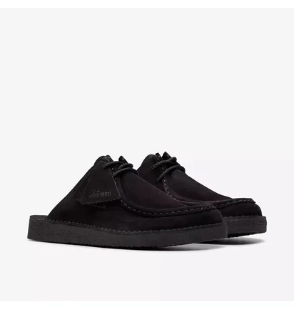Тапочки чоловічі Clarks Desert Nomad Black 26180722