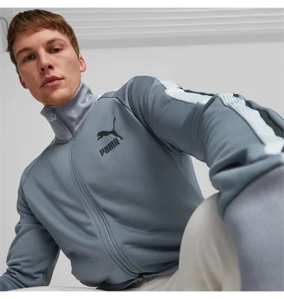 Олимпийка мужская Puma T7 Sport Grey 539628-69