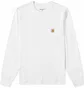 Лонгслив мужской Carhartt Long Sleeve Pocket Tee White I030437-02XX