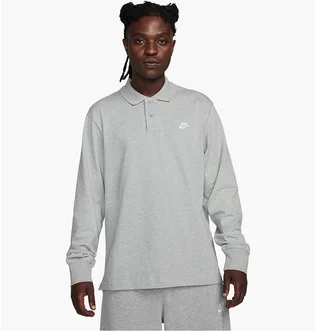 Кофта мужская Nike Club Longsleeve-Polo Grey FQ3417-063